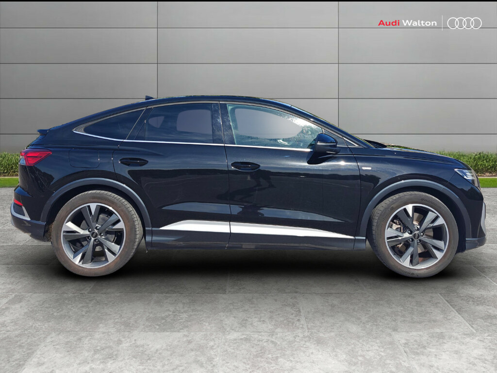 Audi Q4 E Tron Q4 Sportback S Line 45 E-tron 210,00 Kw RV25UFN Black #4