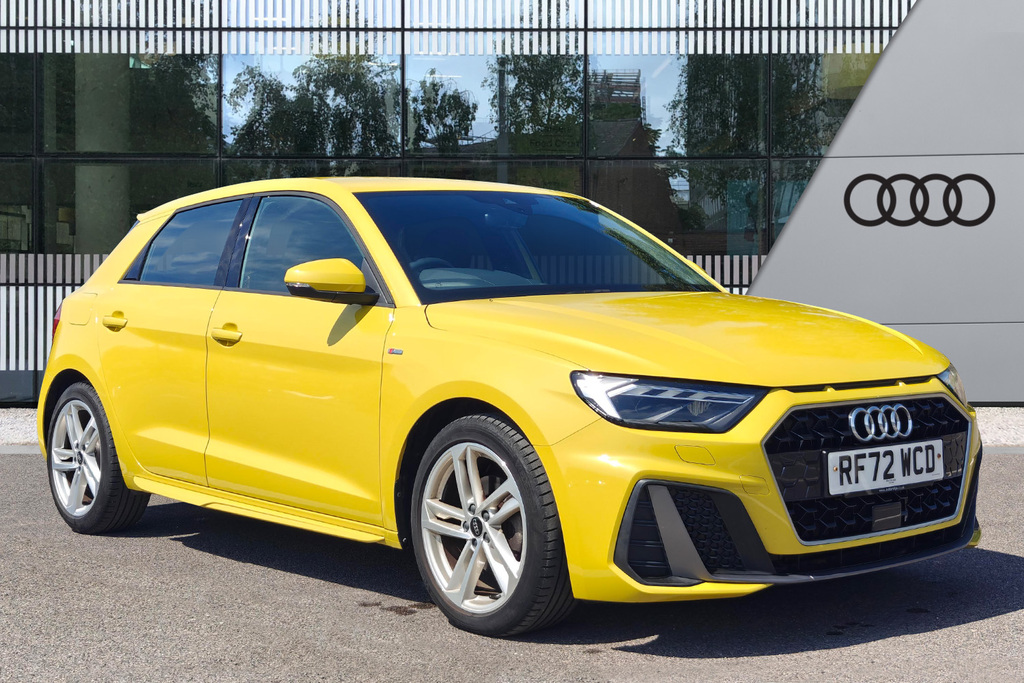 Audi A1 30 Tfsi 110 S Line S Tronic Yellow