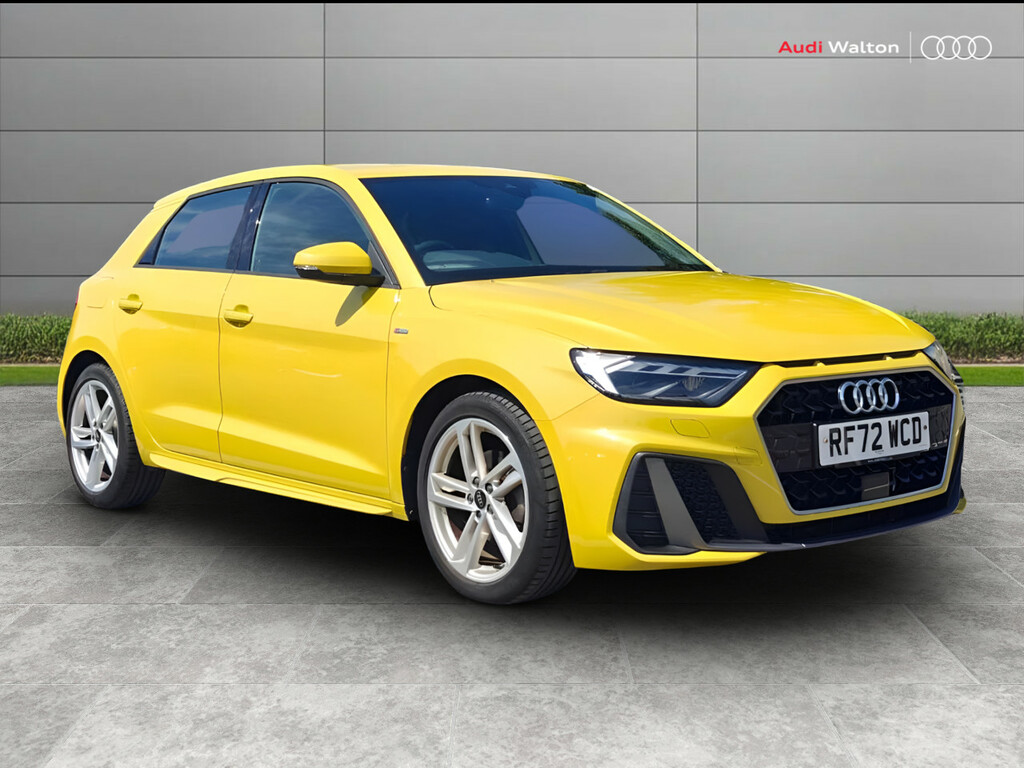 Audi A1 S Line 30 Tfsi 110 Ps S Tronic RF72WCD Yellow