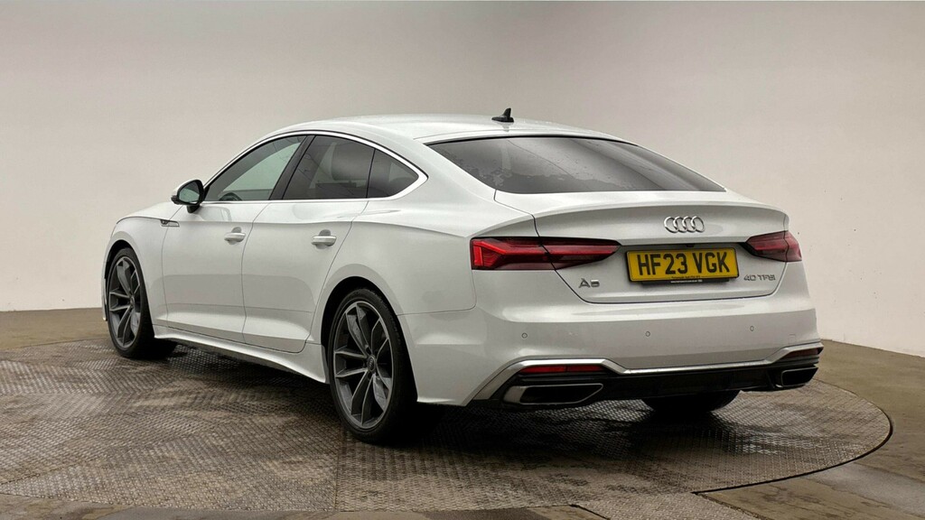 Audi A5 40 Tfsi 204 S Line S Tronic HF23VGK White #3