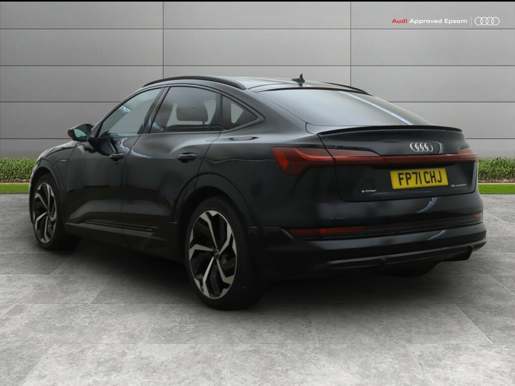Audi E-tron 300Kw 55 Quattro 95Kwh Black Edition FP71CHJ Black #3