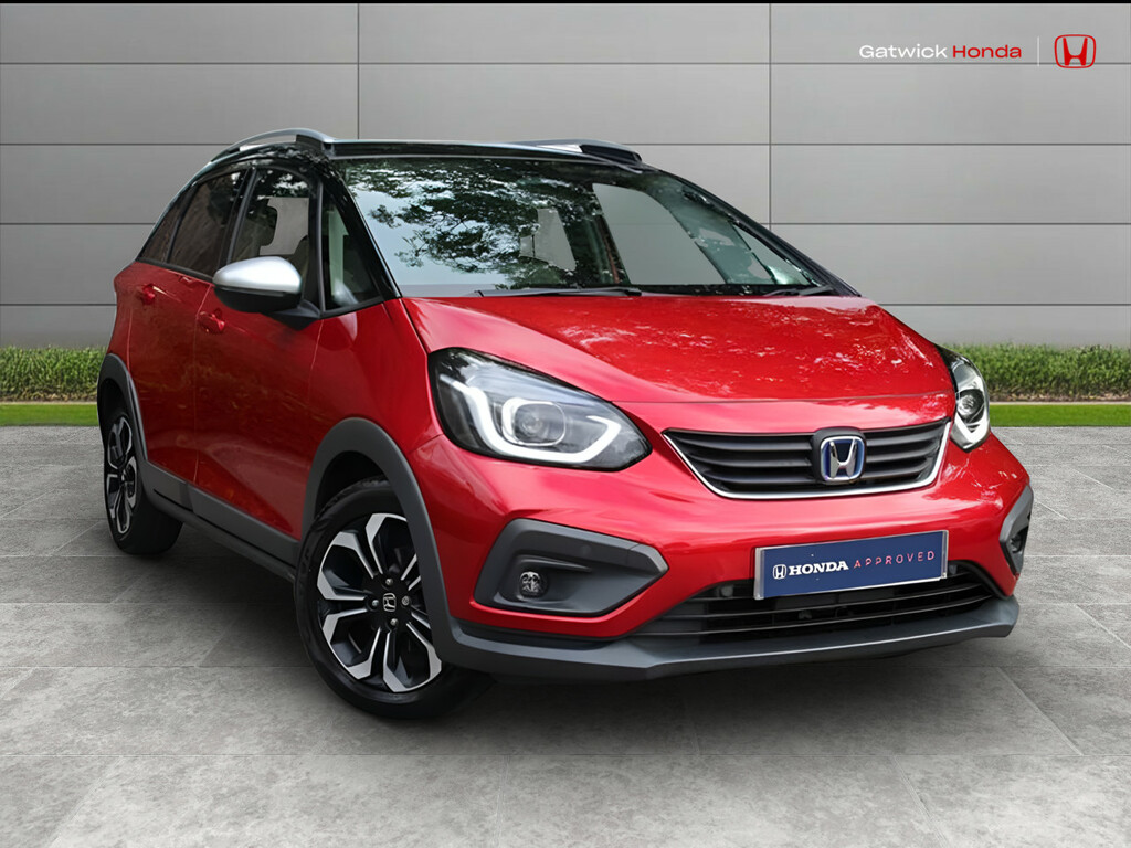 Honda Jazz 1.5 I-mmd Hybrid Crosstar Ex Ecvt Red