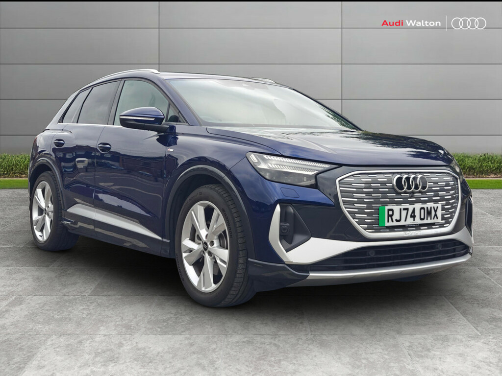Audi Q4 E Tron Q4 S Line 45 E-tron 210,00 Kw Blue