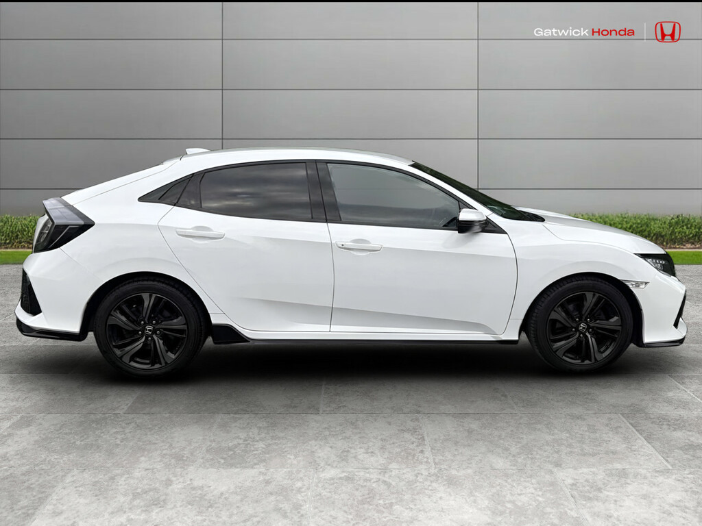 Honda Civic 1.5 Vtec Turbo Sport Cvt GU67BXV White #5
