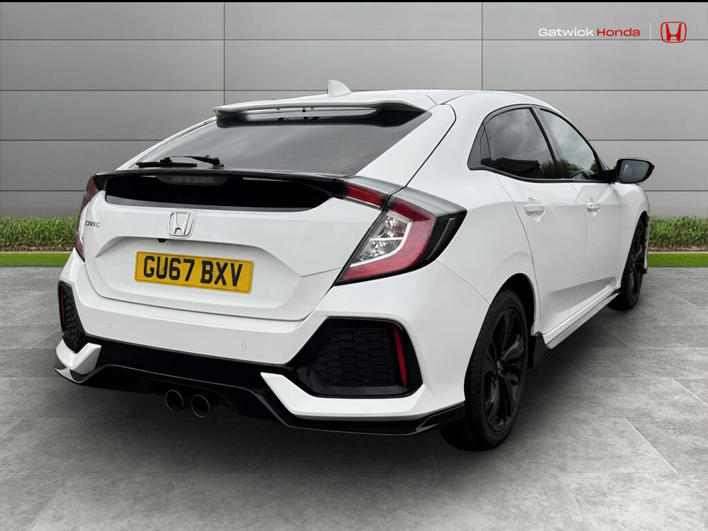 Honda Civic 1.5 Vtec Turbo Sport Cvt GU67BXV White #3
