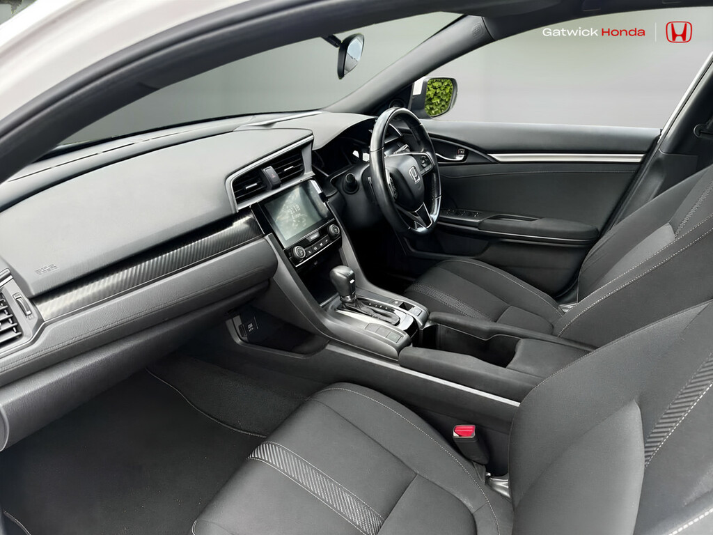 Honda Civic 1.5 Vtec Turbo Sport Cvt GU67BXV White #2