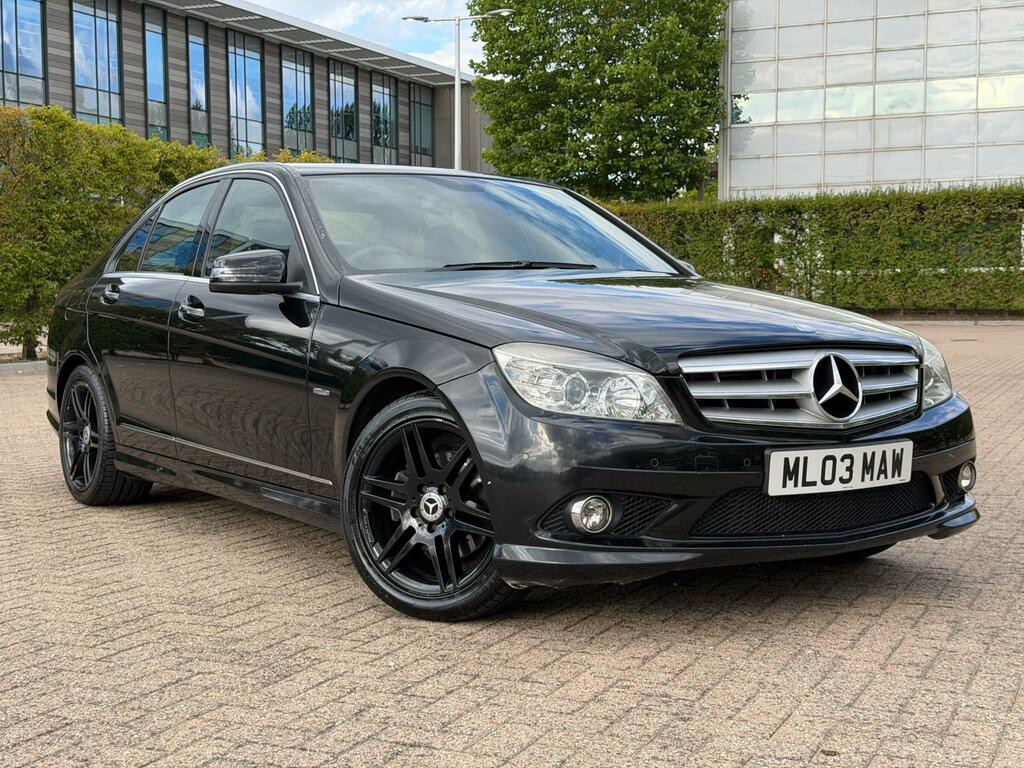 Mercedes-Benz C Class 1.8 C180 Blueefficiency Sport Saloon Au ML03MAW Black #2