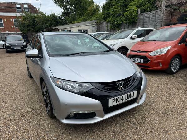 Honda Civic 1.8 I-vtec Se Plus Tourer Euro 5 Ss Silver #2