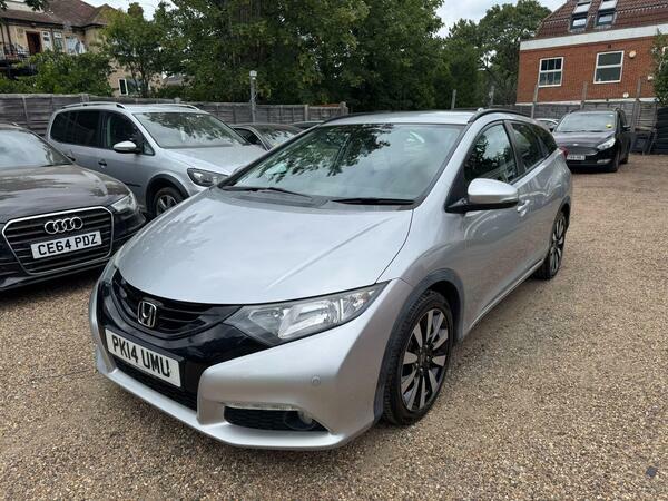 Honda Civic 1.8 I-vtec Se Plus Tourer Euro 5 Ss Silver #6