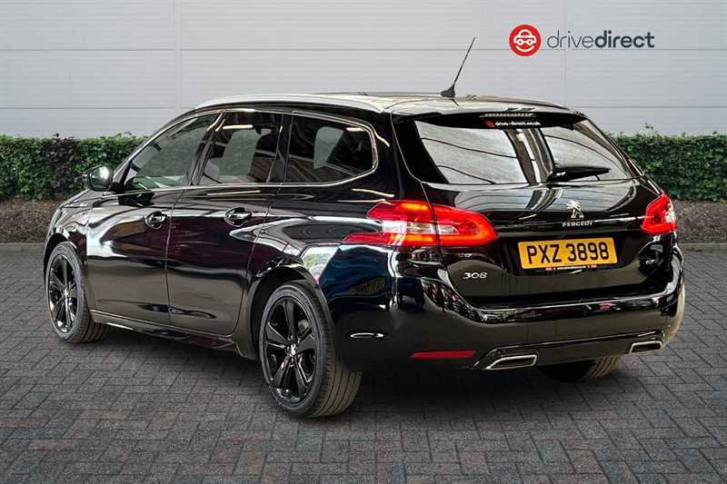 Peugeot 308 SW 1.2 Puretech Gpf Gt Line Estate Black #5