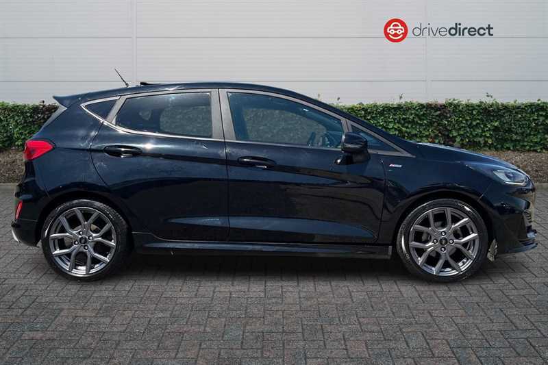 Ford Fiesta 1.0T Ecoboost St-line Hatchback WL72EKA Black #2