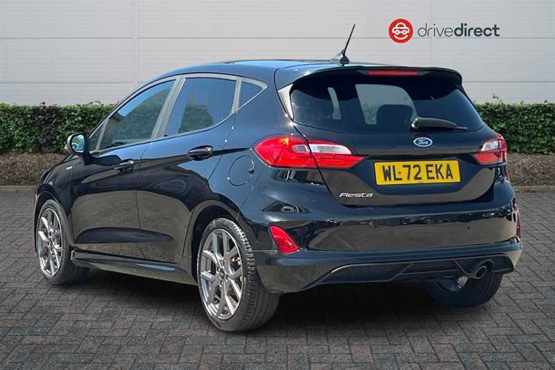 Ford Fiesta 1.0T Ecoboost St-line Hatchback WL72EKA Black #5