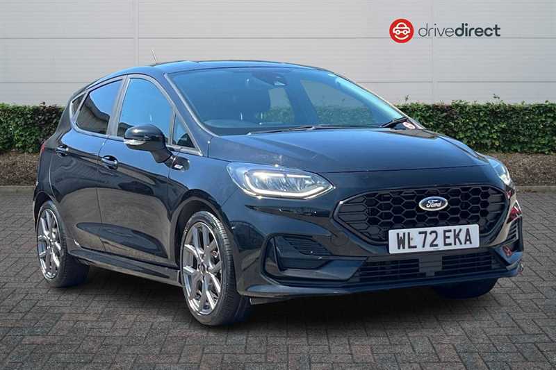 Ford Fiesta 1.0T Ecoboost St-line Hatchback WL72EKA Black