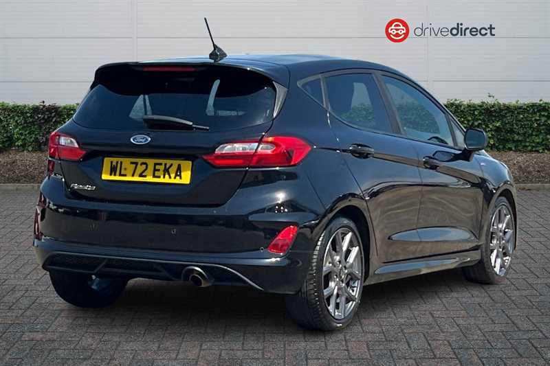 Ford Fiesta 1.0T Ecoboost St-line Hatchback WL72EKA Black #3