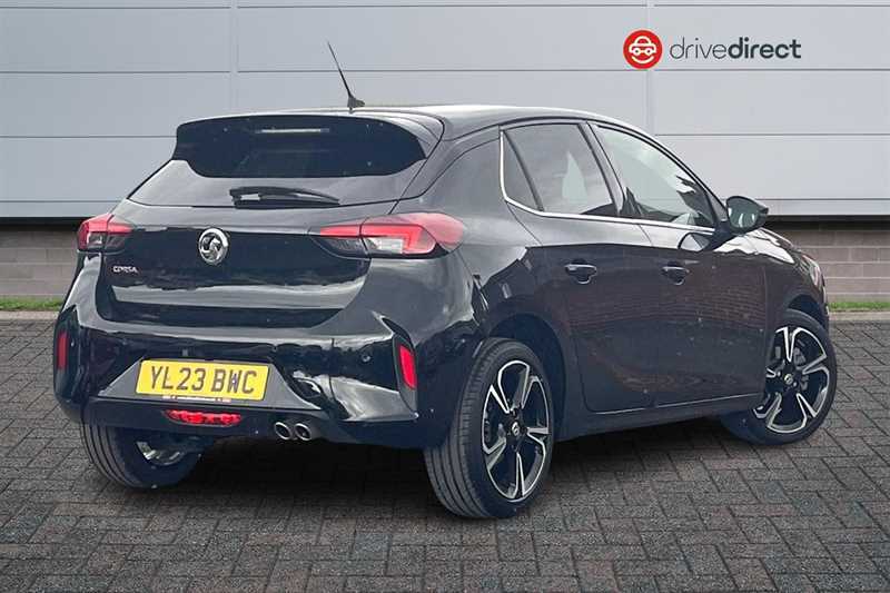 Vauxhall Corsa 1.2 Turbo Ultimate Hatchback Euro YL23BWC Black #3