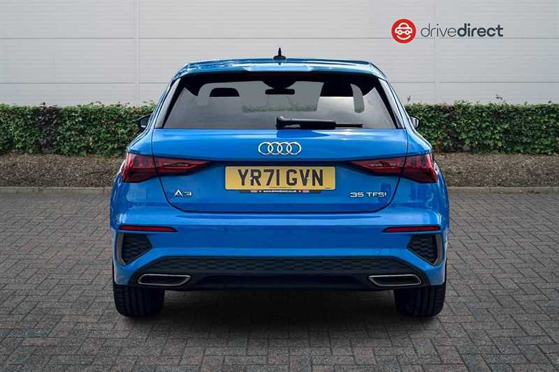 Audi A3 1.5 Tfsi 35 S Line Sportback Eur YR71GVN Blue #4