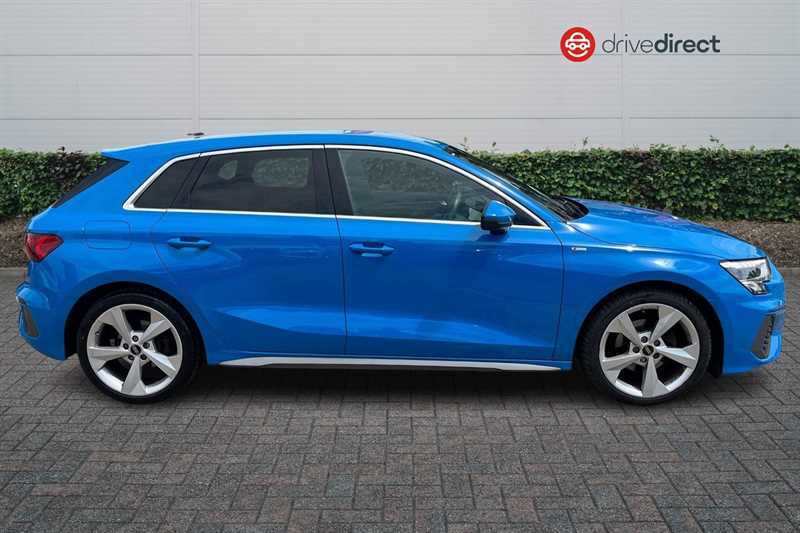Audi A3 1.5 Tfsi 35 S Line Sportback Eur YR71GVN Blue #2