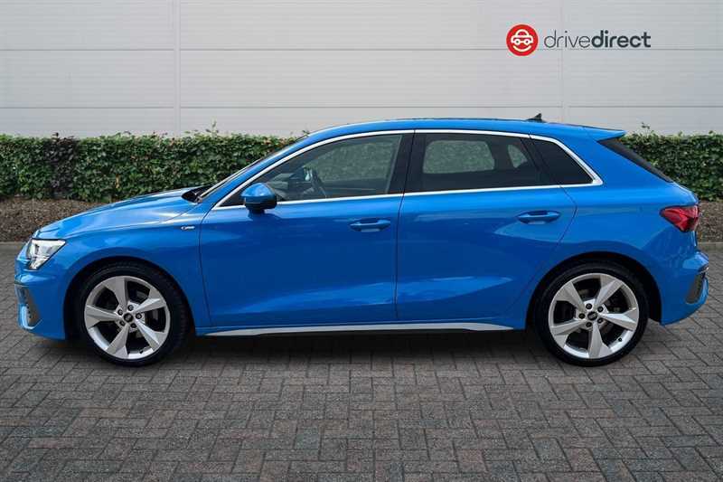 Audi A3 1.5 Tfsi 35 S Line Sportback Eur YR71GVN Blue #6