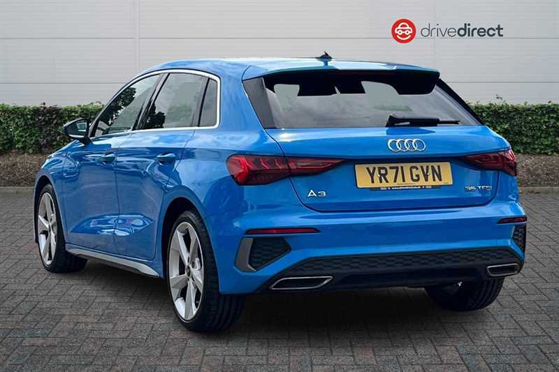 Audi A3 1.5 Tfsi 35 S Line Sportback Eur YR71GVN Blue #5