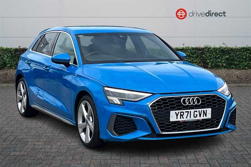 Audi A3 1.5 Tfsi 35 S Line Sportback Eur Blue