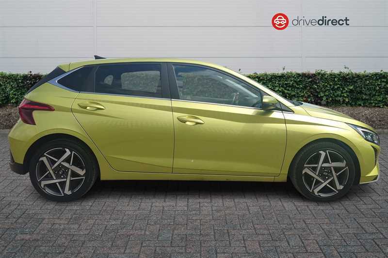 Hyundai I20 1.0 T-gdi Premium Hatchback Euro FMZ9314 Yellow #2