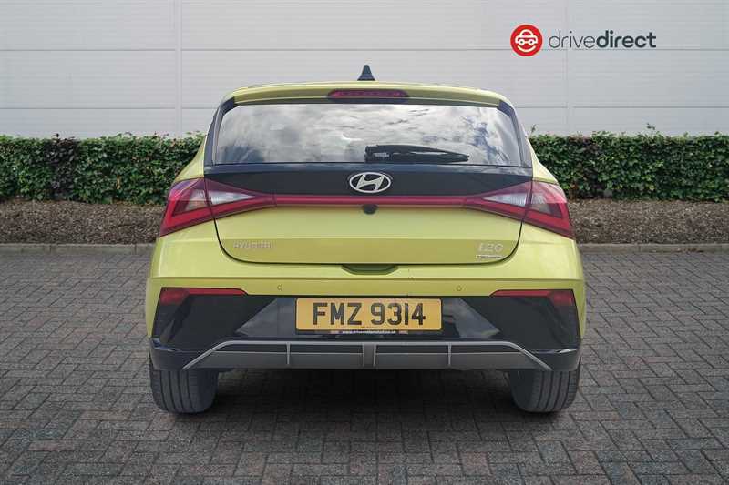 Hyundai I20 1.0 T-gdi Premium Hatchback Euro FMZ9314 Yellow #4