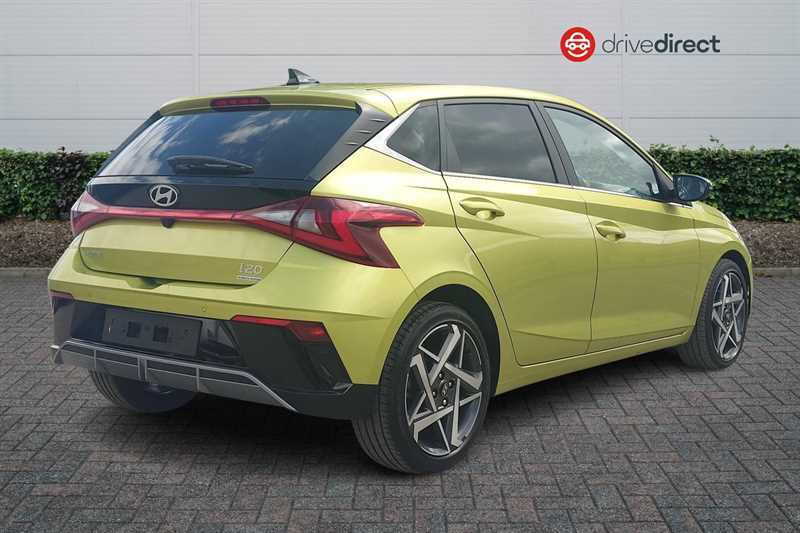 Hyundai I20 1.0 T-gdi Premium Hatchback Euro FMZ9314 Yellow #3
