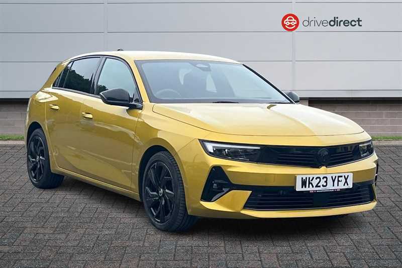 Vauxhall Astra 1.2 Turbo Gs Hatchback Euro 6 S Yellow