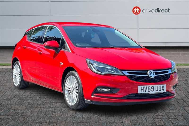 Vauxhall Astra 1.4I Turbo Gpf Elite Nav Hatchback HV69UUX Red