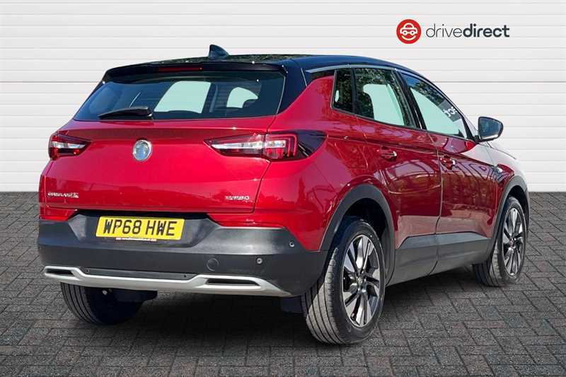 Vauxhall Grandland X 1.2 Turbo Gpf Sport Nav Suv Euro WP68HWE Red #3