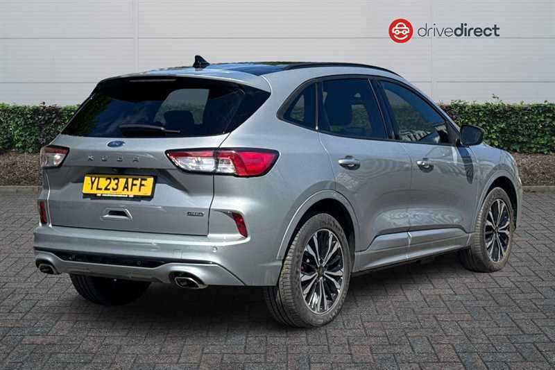 Ford Kuga 2.5 Ecoboost Duratec 14.4Kwh St-line X Suv Pet YL23AFF Silver #3