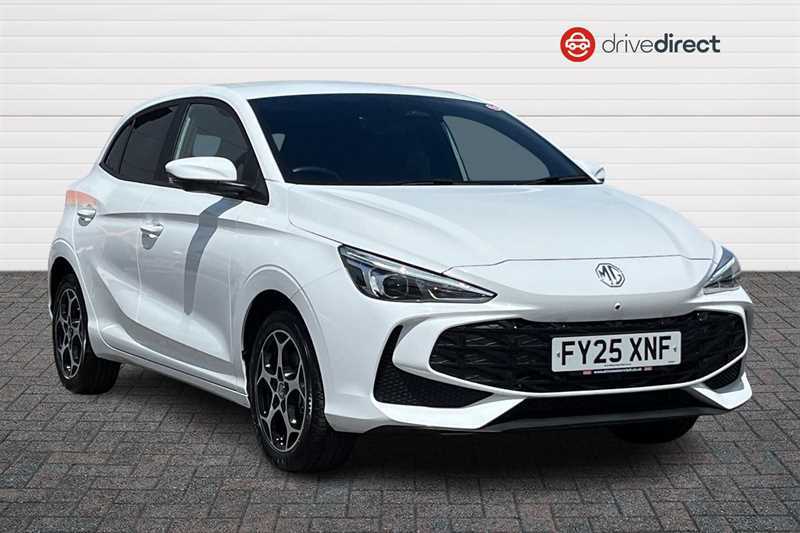MG MG3 1.5 Hybrid Trophy Hatchback Hybrid Aut White