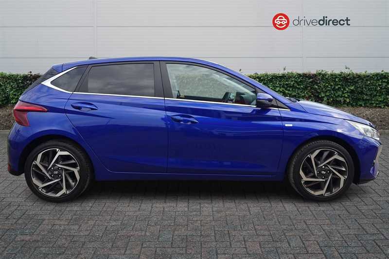 Hyundai I20 1.0 T-gdi Mhev Premium Hatchback Hybrid NX23XJJ Blue #2