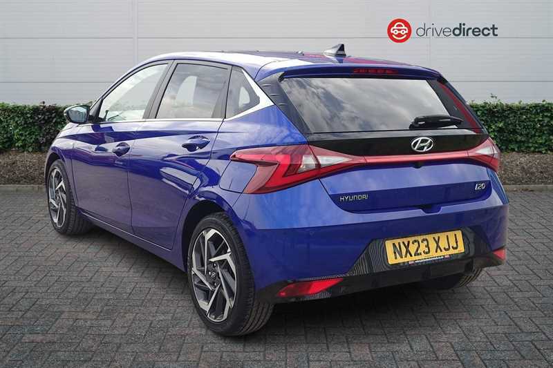Hyundai I20 1.0 T-gdi Mhev Premium Hatchback Hybrid NX23XJJ Blue #5