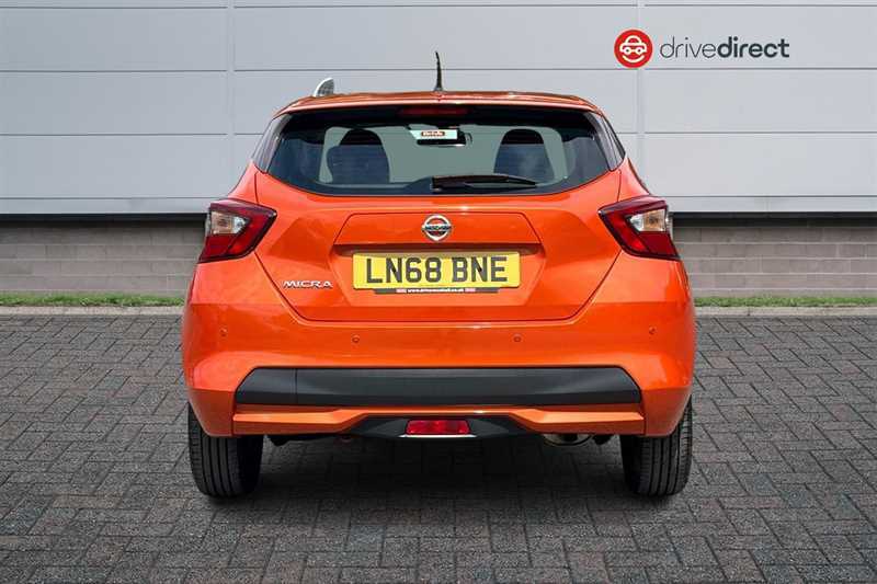 Nissan Micra 0.9 Ig-t Acenta Hatchback Euro 6 Orange #4