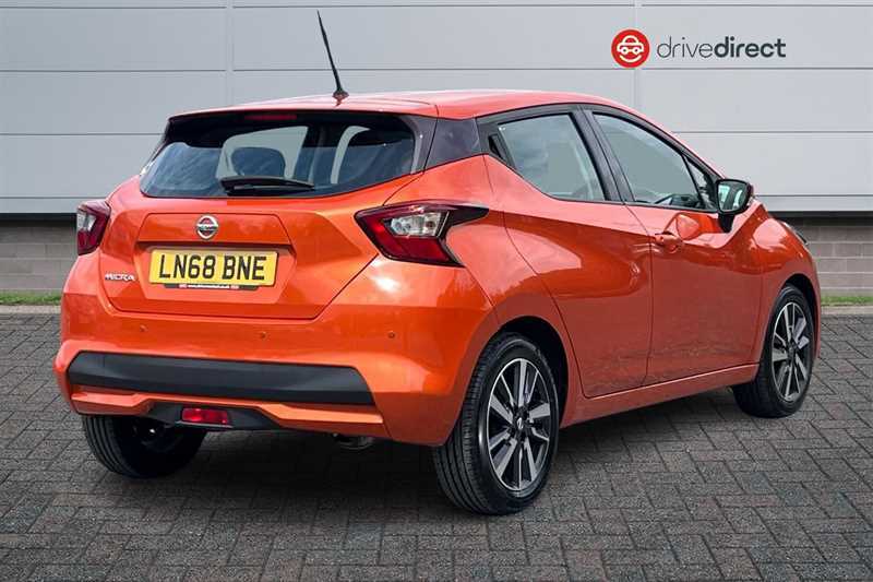 Nissan Micra 0.9 Ig-t Acenta Hatchback Euro 6 Orange #3