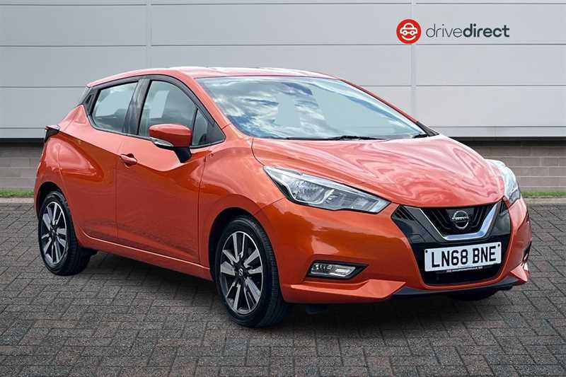 Nissan Micra 0.9 Ig-t Acenta Hatchback Euro 6 Orange