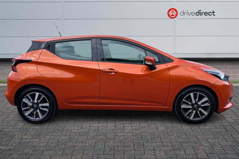 Nissan Micra 0.9 Ig-t Acenta Hatchback Euro 6 Orange #2