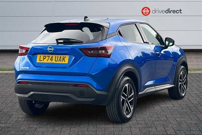 Nissan Juke 1.0 Dig-t N-connecta Suv Euro 6 LP74UAK Blue #3