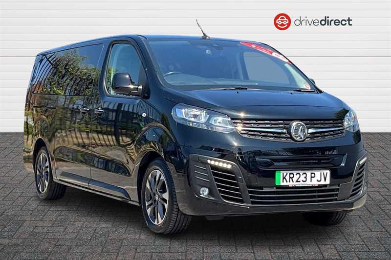 Vauxhall Vivaro 50Kwh Ultimate Mpv Lwb 8 Seat, Black