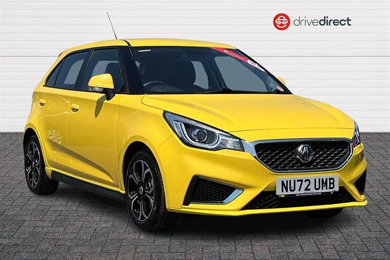 MG MG3 1.5 Vti-tech Exclusive Nav Hatchback Ma Yellow
