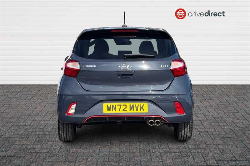 Hyundai I10 1.0 T-gdi N Line Hatchback Euro WN72MVK Grey #4