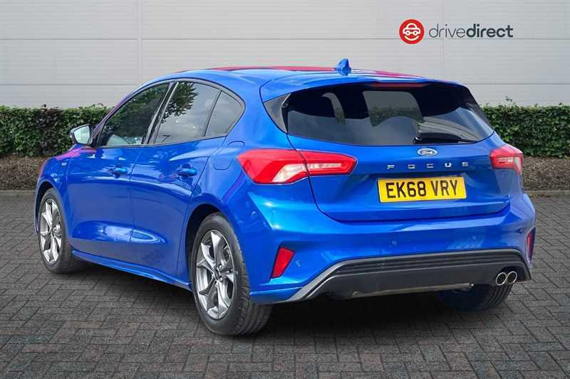 Ford Focus 1.0T Ecoboost St-line Hatchback EK68VRY Blue #5
