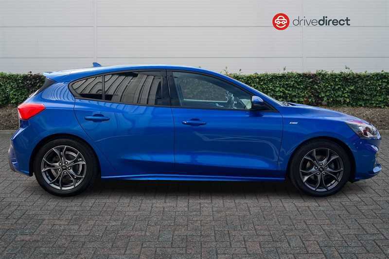 Ford Focus 1.0T Ecoboost St-line Hatchback EK68VRY Blue #2