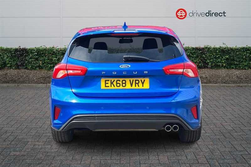 Ford Focus 1.0T Ecoboost St-line Hatchback EK68VRY Blue #4