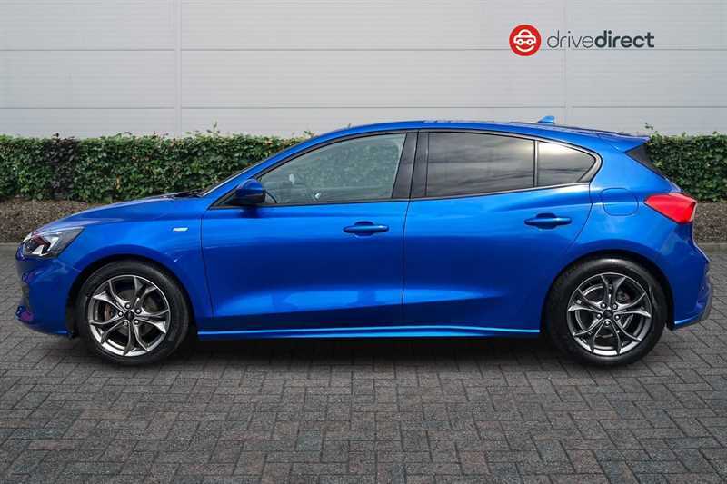 Ford Focus 1.0T Ecoboost St-line Hatchback EK68VRY Blue #6