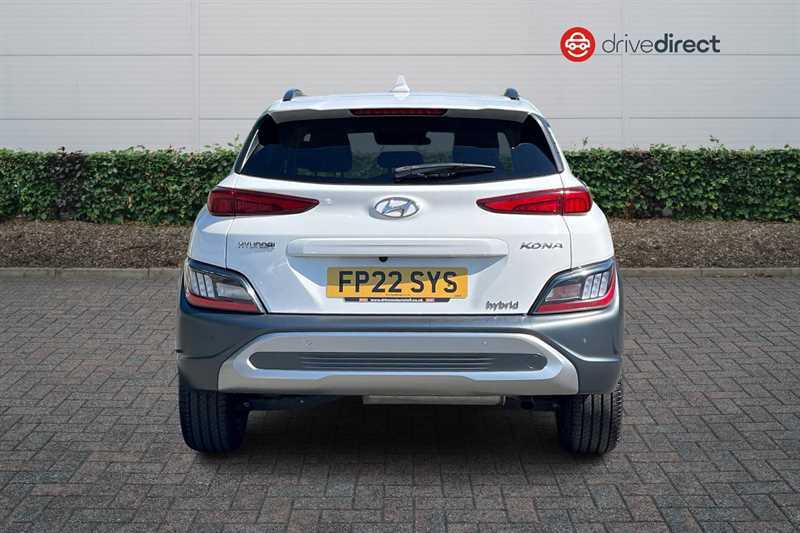 Hyundai Kona 1.6 H-gdi Premium Suv Hybrid Dct Euro 6 FP22SYS White #4