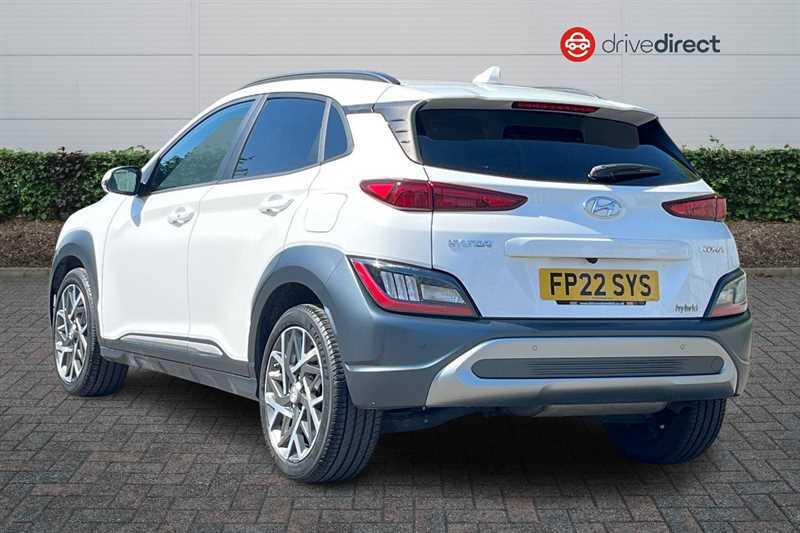 Hyundai Kona 1.6 H-gdi Premium Suv Hybrid Dct Euro 6 FP22SYS White #5