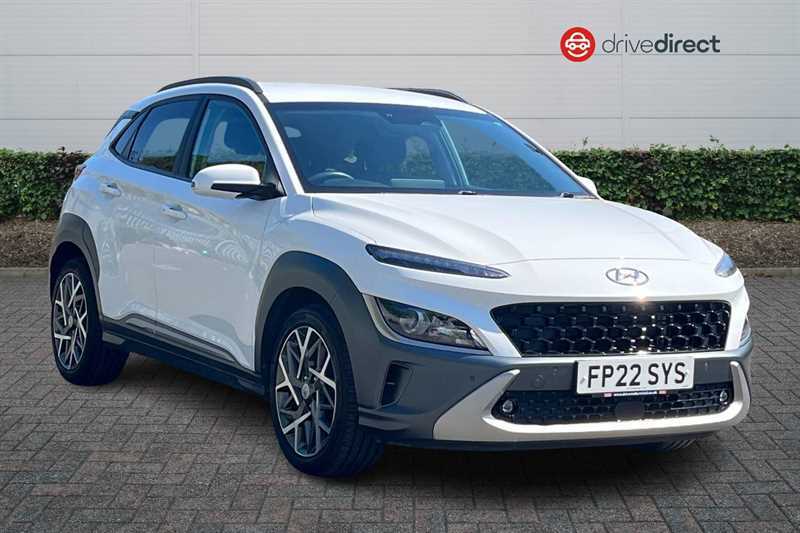 Hyundai Kona 1.6 H-gdi Premium Suv Hybrid Dct Euro 6 White