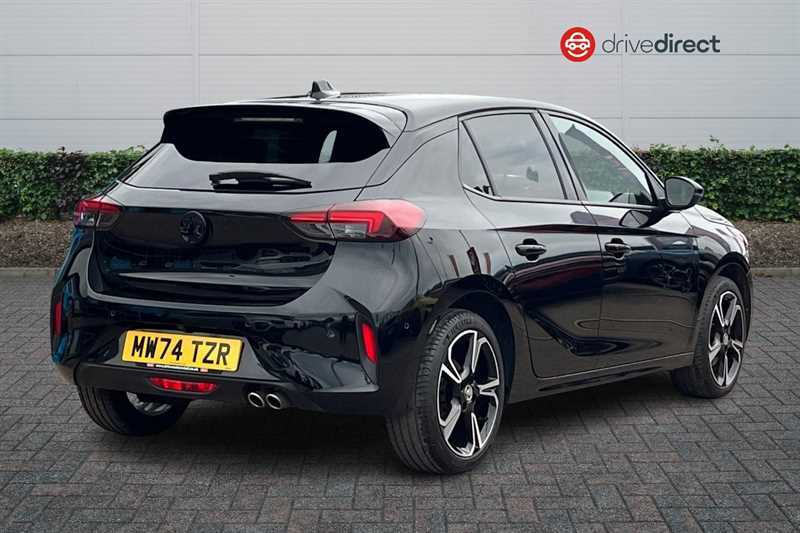 Vauxhall Corsa 1.2 Turbo Ultimate Hatchback Euro MW74TZR Black #3
